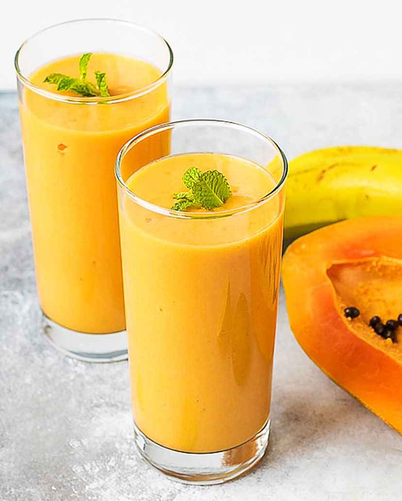 Papaya Banana Smoothie Recipe